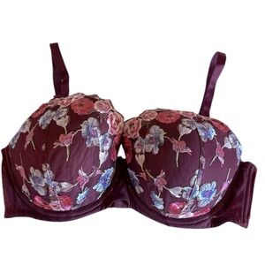 Victoria Secret Women’s Flowers Embroidered Dream Angels Lined Demi Bra